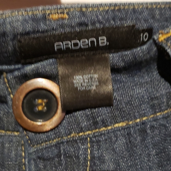 Denim wide leg Arden B. Pants - Picture 3 of 3